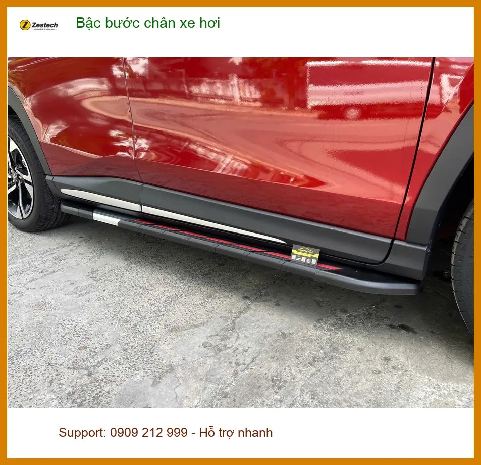 Anh Kiên lắp bậc bước chân xe Hyundai Santa Fe ở Quận 12 để lên xuống tiện hơn ảnh thực tế 4