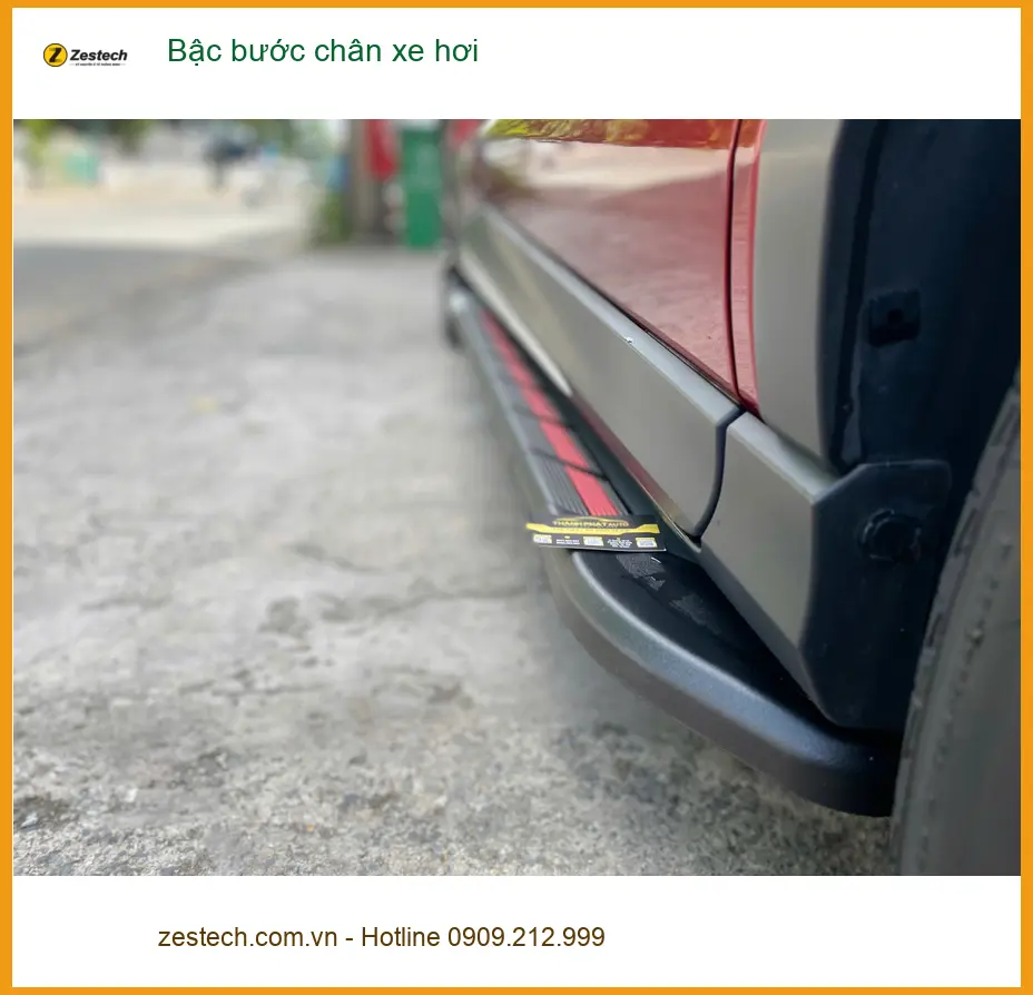 Anh Kiên lắp bậc bước chân xe Hyundai Santa Fe ở Quận 12 để lên xuống tiện hơn ảnh thực tế 5