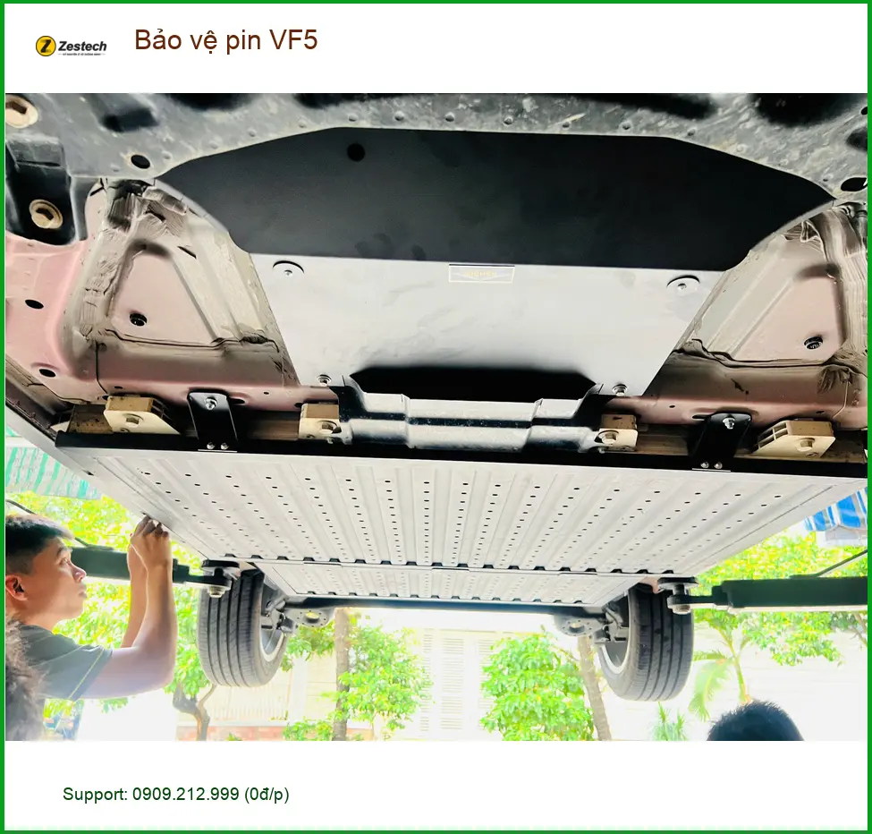 Anh Kiên VinFast VF5 bảo vệ pin tại Quận Bình Tân để đảm bảo tuổi thọ ảnh thực tế 4