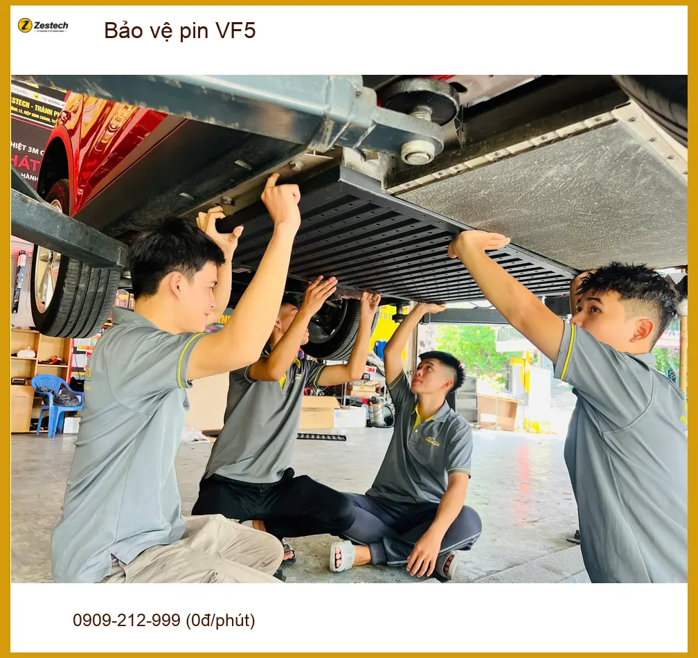 Anh Khải tìm dịch vụ bảo vệ pin VF5 ở Quận 9 để xe luôn bền bỉ ảnh thực tế 2