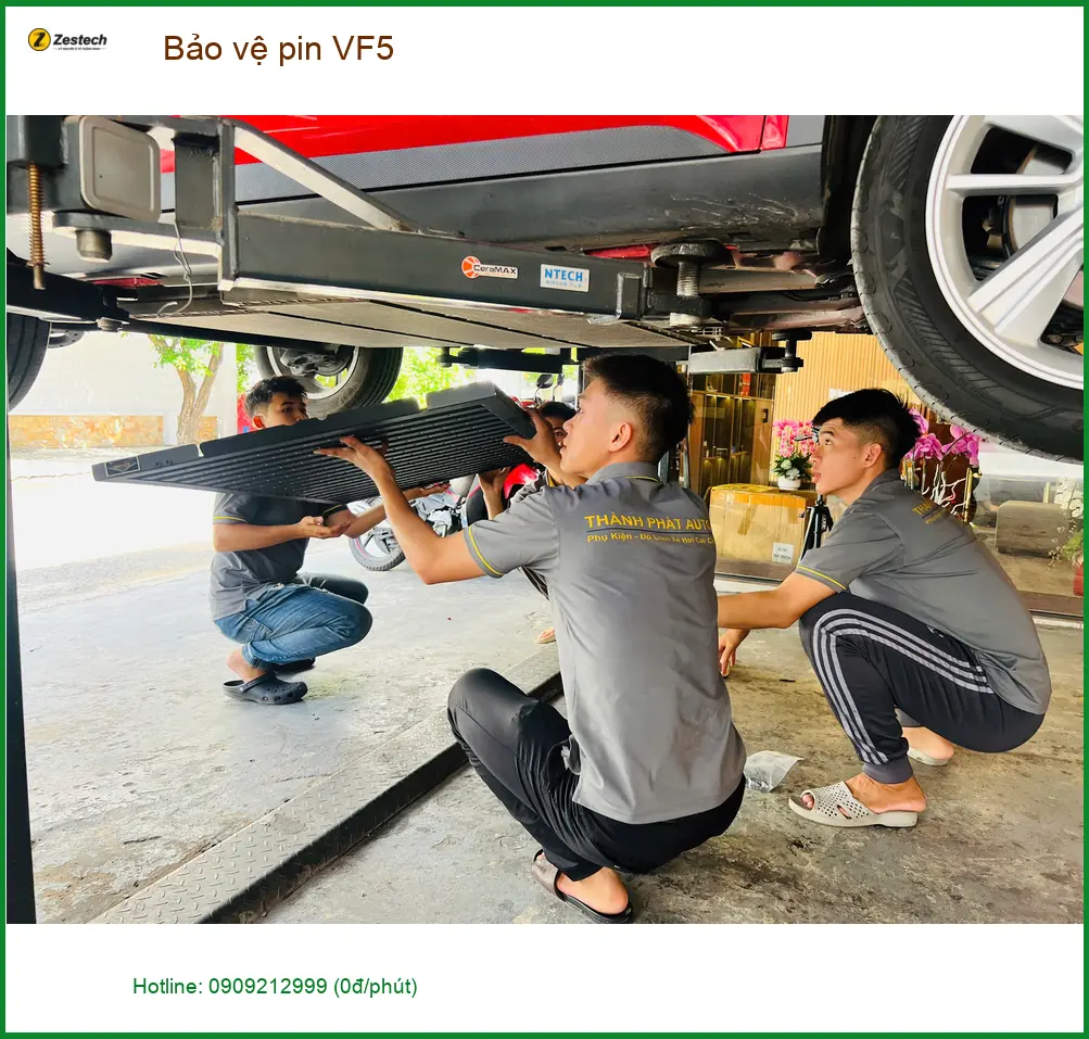 Anh Khải tìm dịch vụ bảo vệ pin VF5 ở Quận 9 để xe luôn bền bỉ ảnh thực tế 3