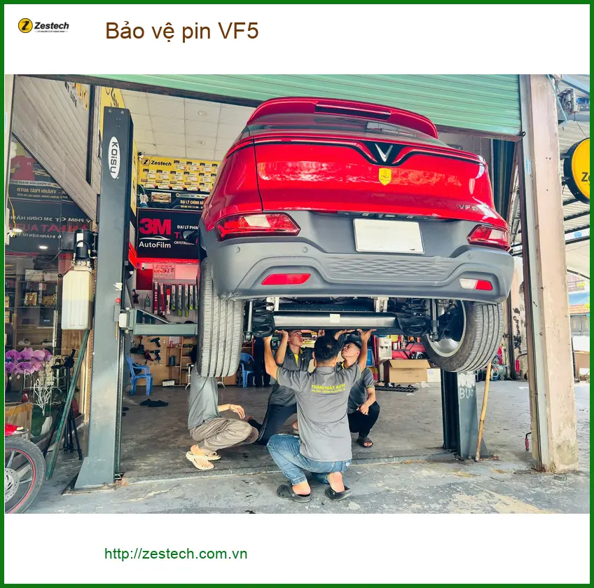 Anh Khải tìm dịch vụ bảo vệ pin VF5 ở Quận 9 để xe luôn bền bỉ ảnh thực tế 4