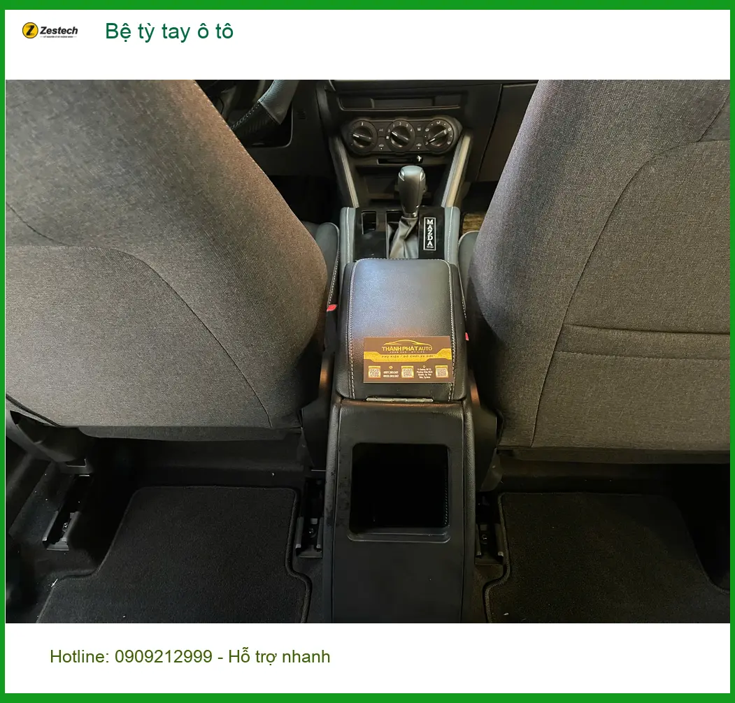 Anh Khải lắp bệ tỳ tay ô tô Hyundai Accent tại Quận 2 cho tiện nghi ảnh thực tế 2
