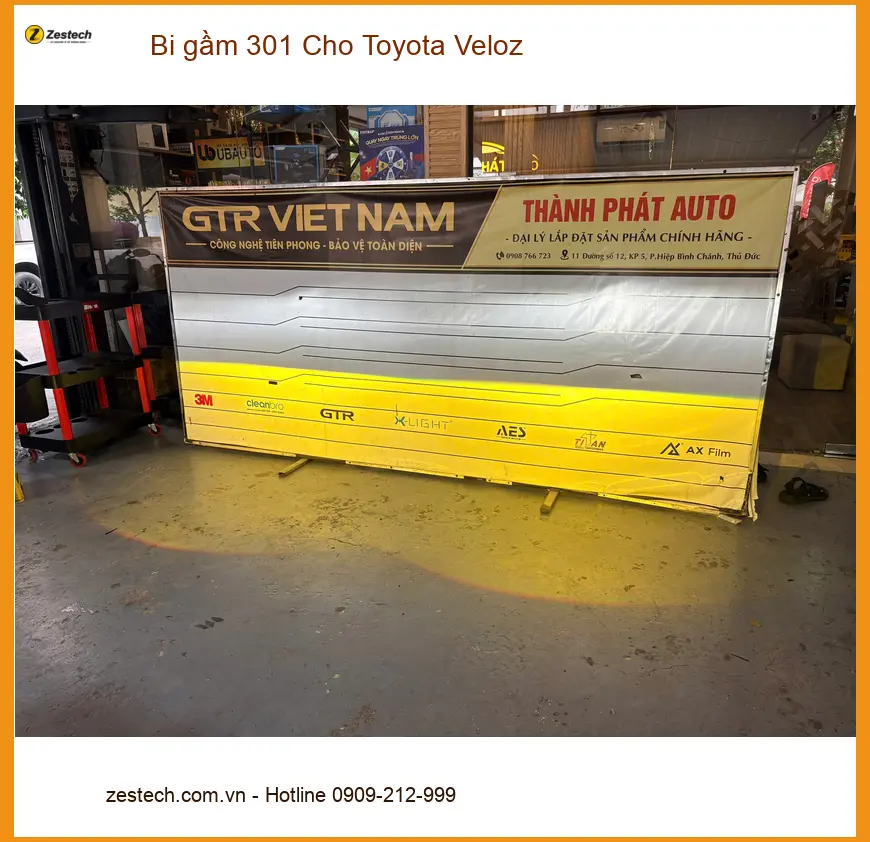 Anh Quang lắp bi gầm 301 cho Toyota Veloz tại Quận 3 để cải thiện tầm nhìn ban đêm ảnh thực tế 3