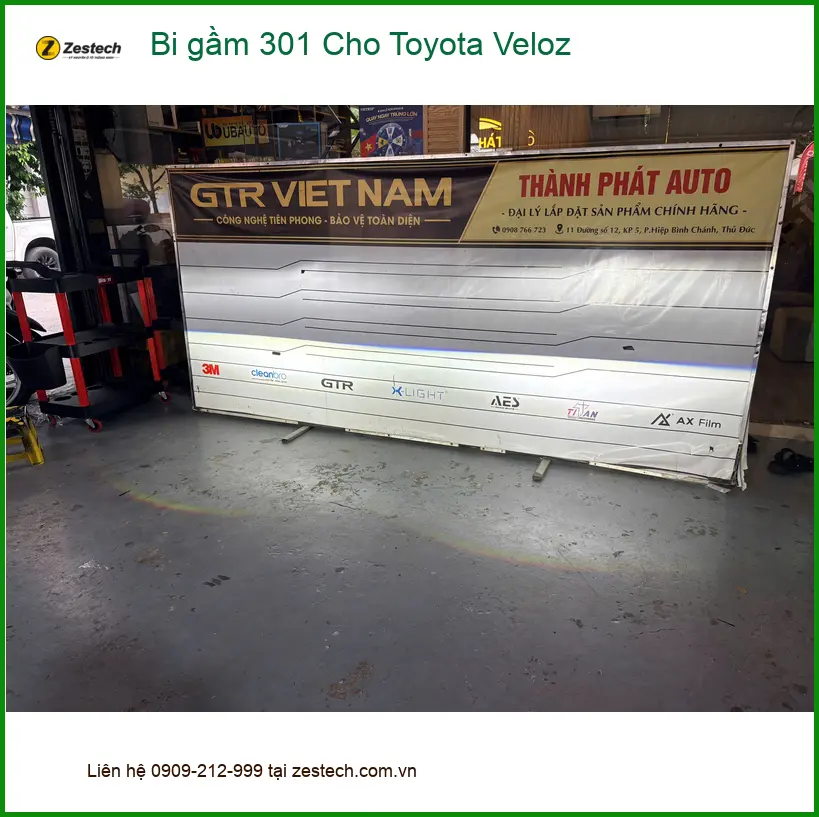 Chị Thanh độ bi gầm 301 cho Toyota Veloz tại Bình Chánh để cải thiện ánh sáng đêm