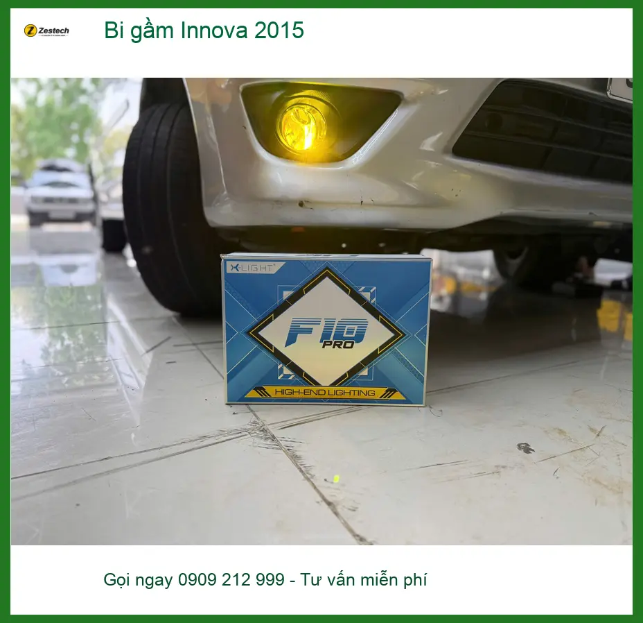 Chú Lâm độ bi gầm Innova 2015 vì đèn zin quá yếu khi đi đường tối ở Quận 2 ảnh thực tế 3