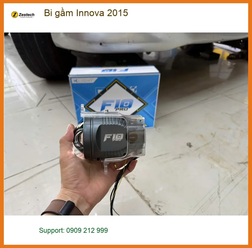 Anh Lâm độ Bi gầm Innova 2015 tại Củ Chi, tăng cường an toàn lái đêm