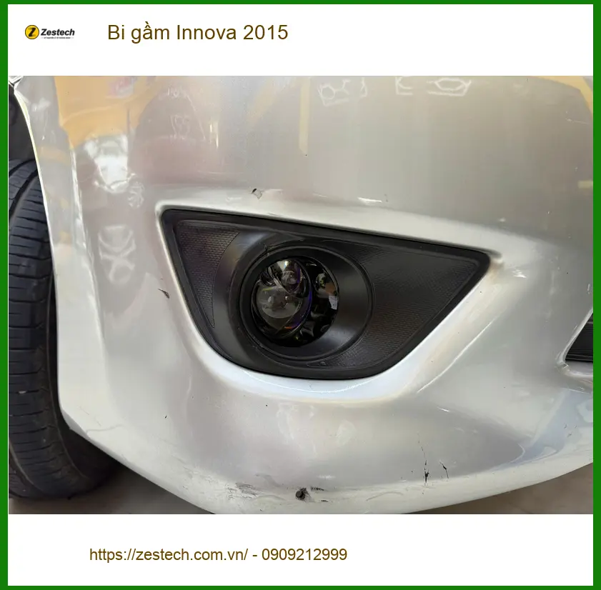 Anh Quang lắp bi gầm Innova 2015 tại Quận Thủ Đức vì đèn zin yếu