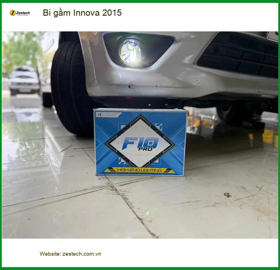 Anh Quang lắp bi gầm Innova 2015 tại Quận Thủ Đức vì đèn zin yếu ảnh thực tế 2