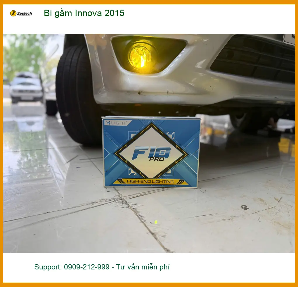Anh Khang độ bi gầm cho Toyota Innova 2015 tại Gò Vấp vì thường xuyên đi công tác đêm ảnh thực tế 2