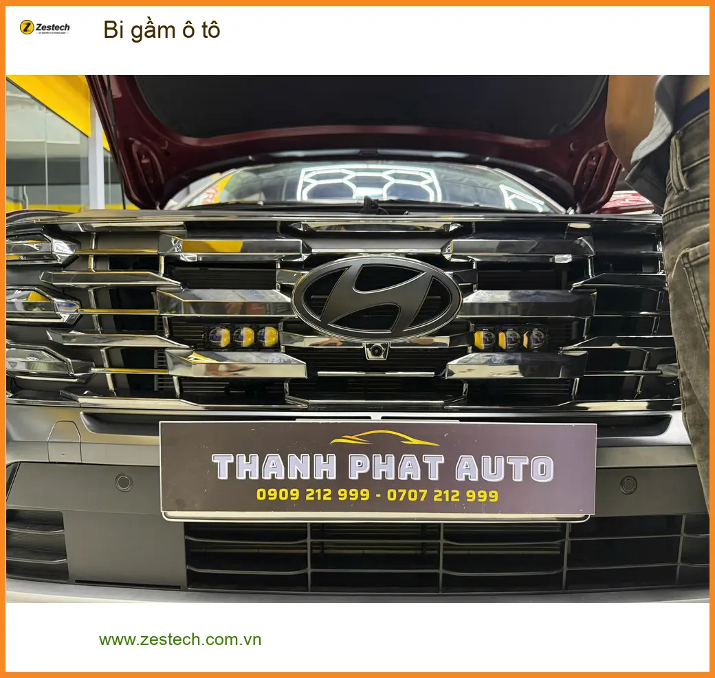 Chị Thảo độ bi gầm ô tô VinFast Lux A2.0 tại Quận 6 để cải thiện tầm nhìn ban đêm