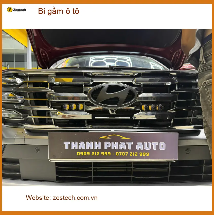 Anh Khải độ bi gầm ô tô cho Hyundai Creta tại Quận Gò Vấp vì thường xuyên đi đêm đường thiếu sáng