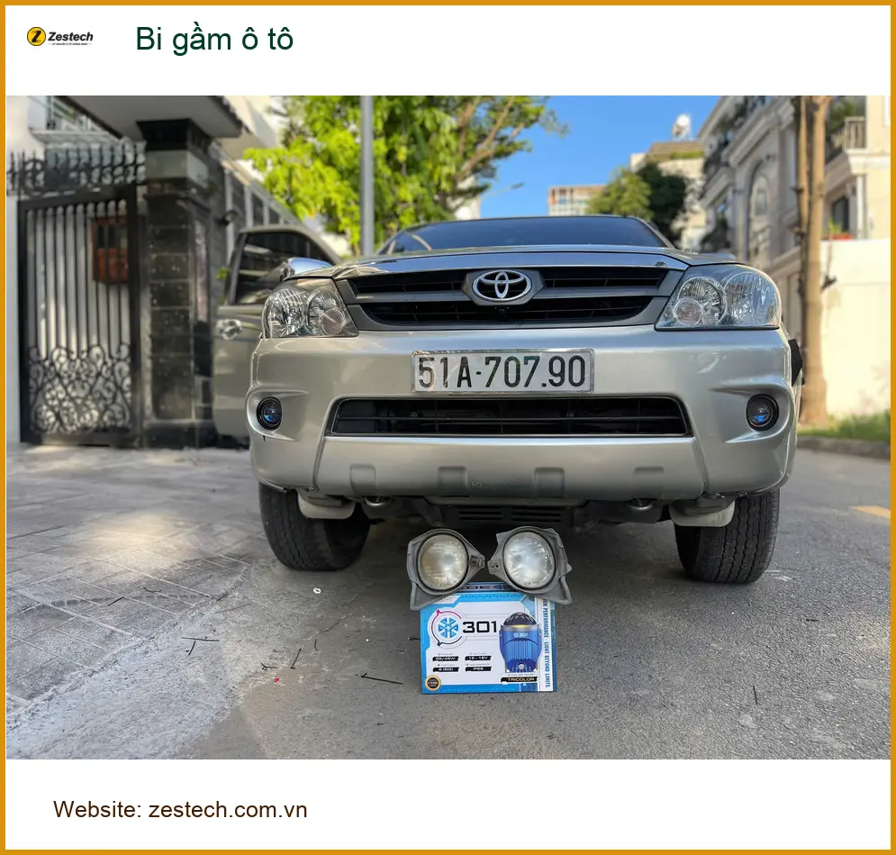 Cô Thảo lắp bi gầm ô tô Kia Sorento tại Thủ Đức, lái xe an toàn hơn khi mưa ảnh thực tế 3
