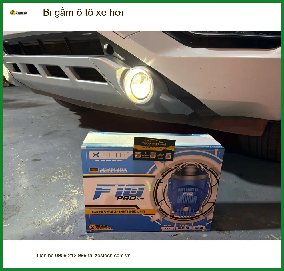 Anh Minh lắp bi gầm Honda HR-V tại Quận 12 vì đèn zin quá yếu ban đêm ảnh thực tế 2