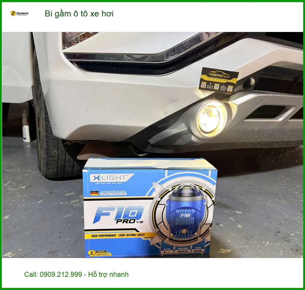 Anh Minh lắp bi gầm Honda HR-V tại Quận 12 vì đèn zin quá yếu ban đêm ảnh thực tế 3