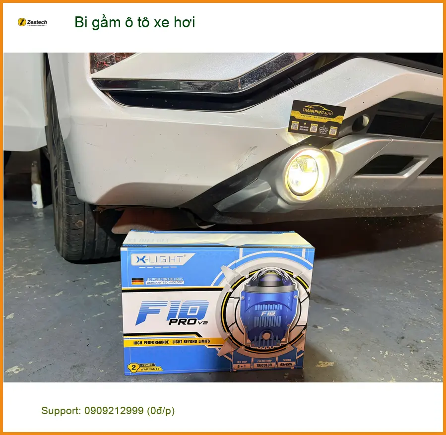 Anh Minh lắp bi gầm Honda HR-V tại Quận 12 vì đèn zin quá yếu ban đêm ảnh thực tế 4