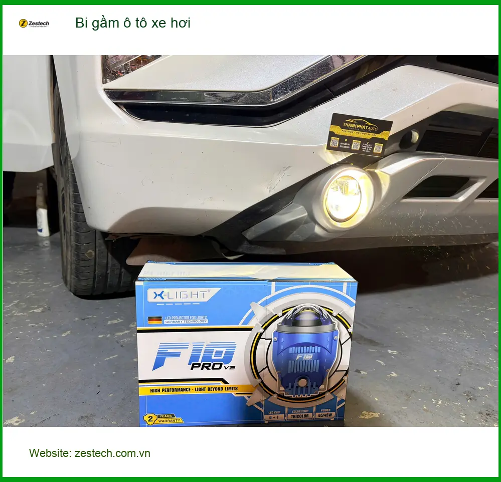 Anh Đình độ bi gầm ô tô Hyundai Accent tại Quận Gò Vấp vì đèn zin quá yếu khi trời mưa