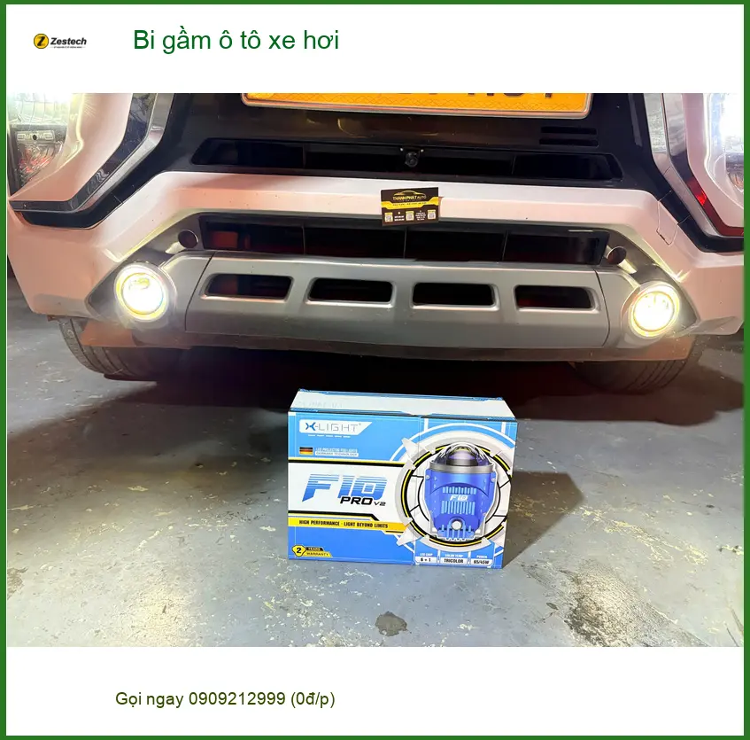 Anh Đình độ bi gầm ô tô Hyundai Accent tại Quận Gò Vấp vì đèn zin quá yếu khi trời mưa ảnh thực tế 3