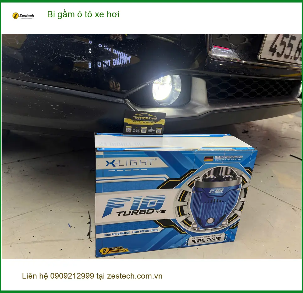 Anh Duy độ bi gầm ô tô Mazda CX-5 tại Quận Tân Bình vì đèn zin không đủ sáng ảnh thực tế 3