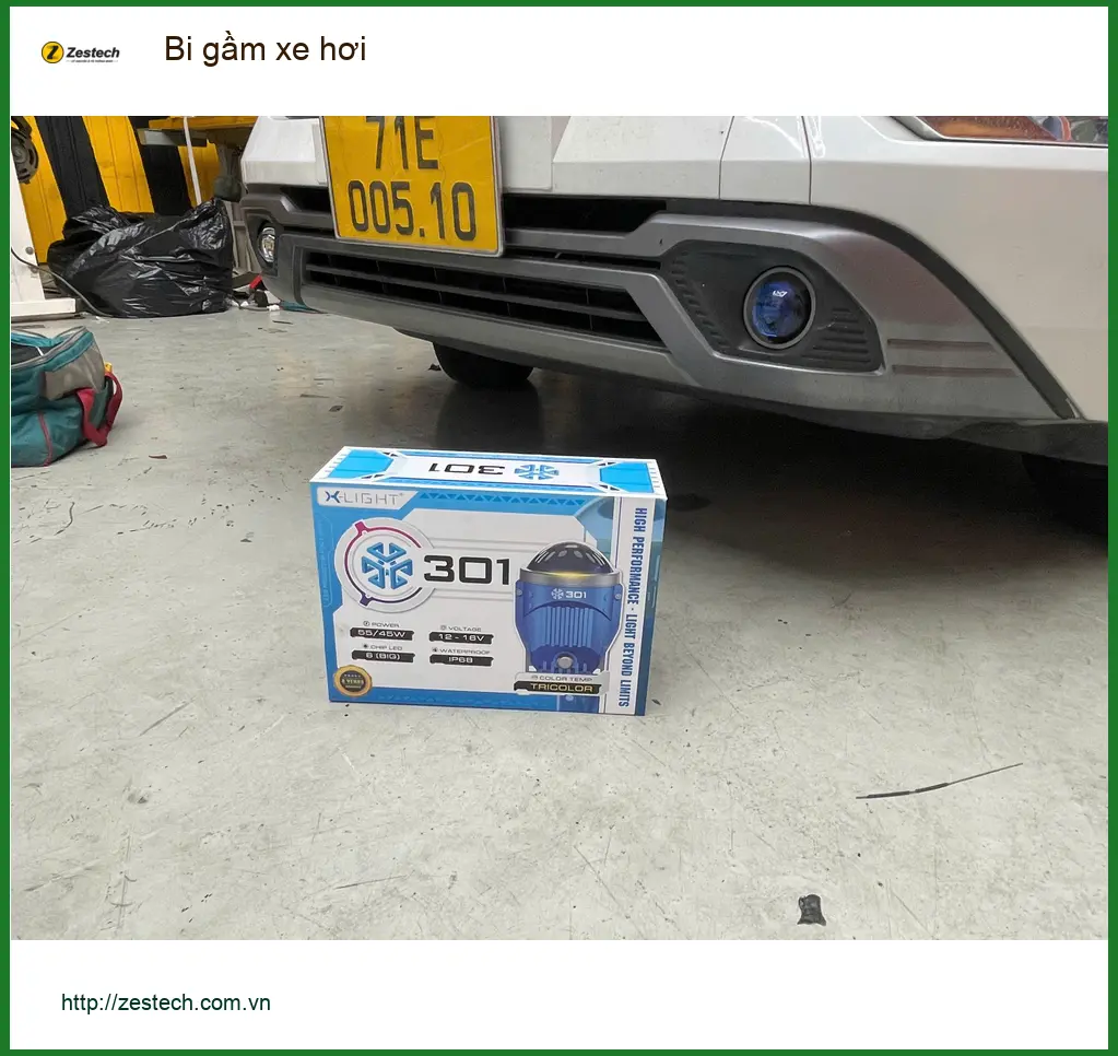 Anh Minh độ bi gầm xe hơi Hyundai Accent tại Quận 7 vì thường xuyên đi đêm đường vắng