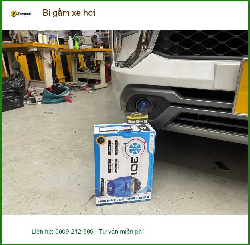 Anh Minh độ bi gầm xe hơi Hyundai Accent tại Quận 7 vì thường xuyên đi đêm đường vắng ảnh thực tế 5