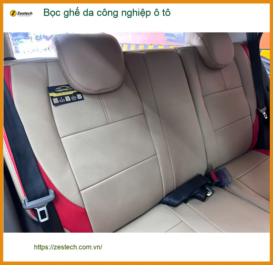 Anh Sơn bọc ghế da công nghiệp ô tô Kia K3 tại Quận Huyện Nhà Bè ảnh thực tế 3
