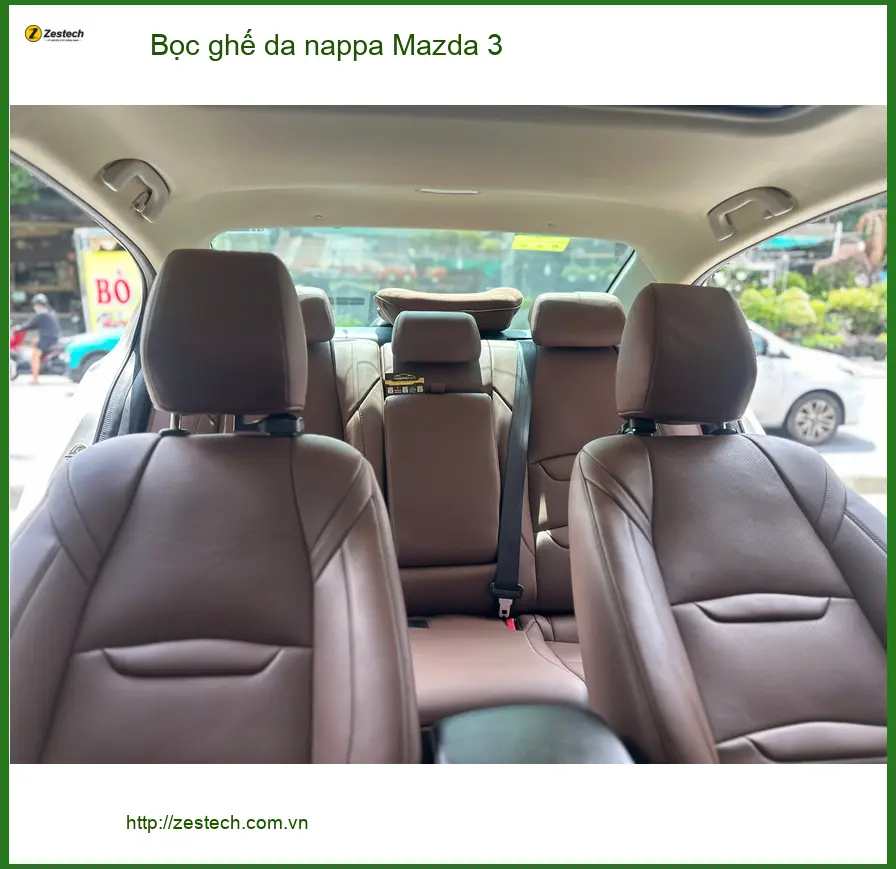 Anh Lâm bọc ghế da Nappa cho Mazda 3 tại Hóc Môn để nâng tầm không gian xe ảnh thực tế 3