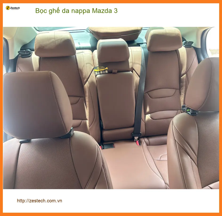 Anh Lâm bọc ghế da Nappa cho Mazda 3 tại Hóc Môn để nâng tầm không gian xe ảnh thực tế 4