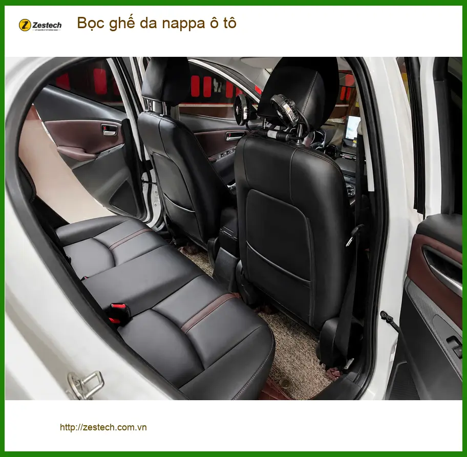 Chị Oanh bọc ghế da nappa Hyundai Accent để nội thất xe sang hơn tại Quận Tân Bình ảnh thực tế 2