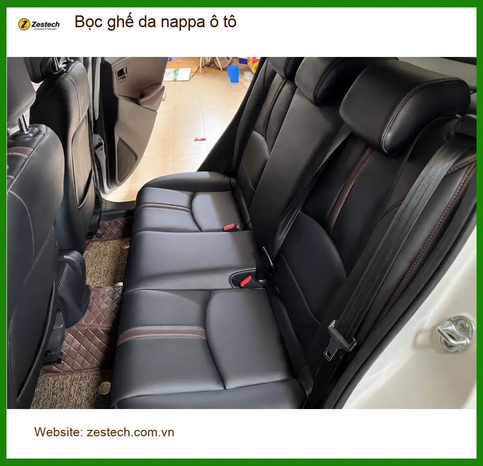 Chị Oanh bọc ghế da nappa Hyundai Accent để nội thất xe sang hơn tại Quận Tân Bình ảnh thực tế 4