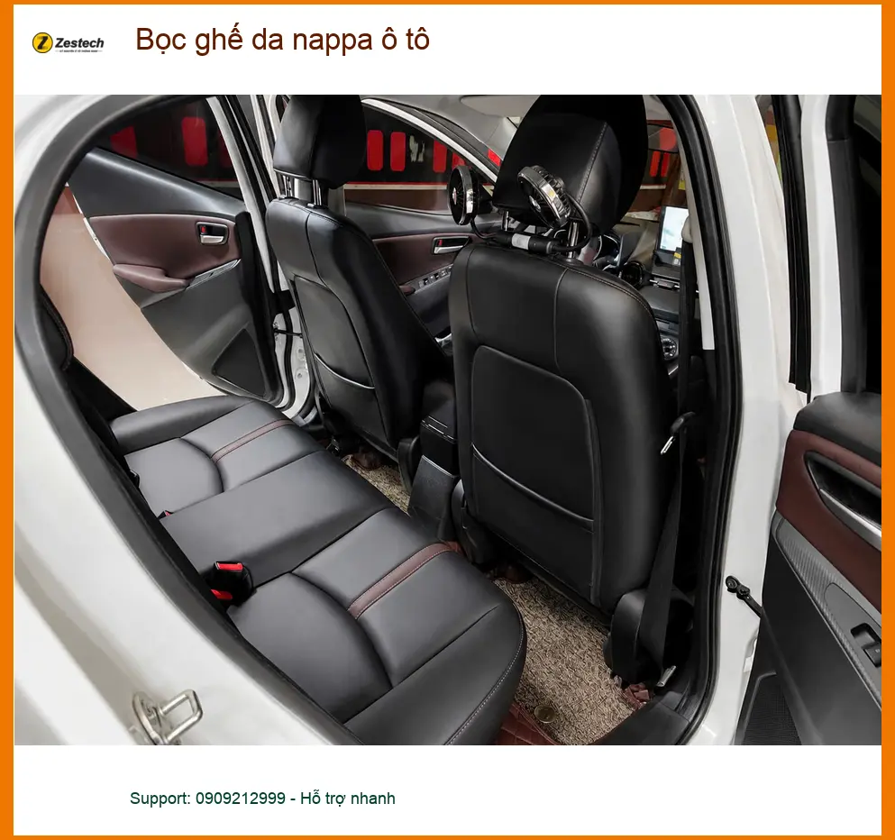 Anh Gia Bảo bọc ghế da nappa ô tô Toyota Vios Quận Huyện Cần Giờ