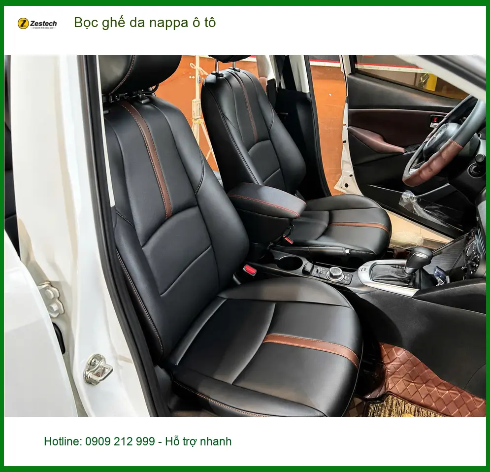 Anh Gia Bảo bọc ghế da nappa ô tô Toyota Vios Quận Huyện Cần Giờ ảnh thực tế 3