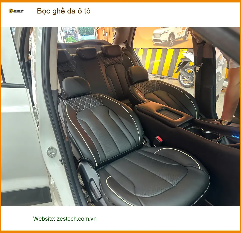Bác Thắng bọc ghế da ô tô Hyundai Accent tại Quận Huyện Nhà Bè để làm mới không gian nội thất