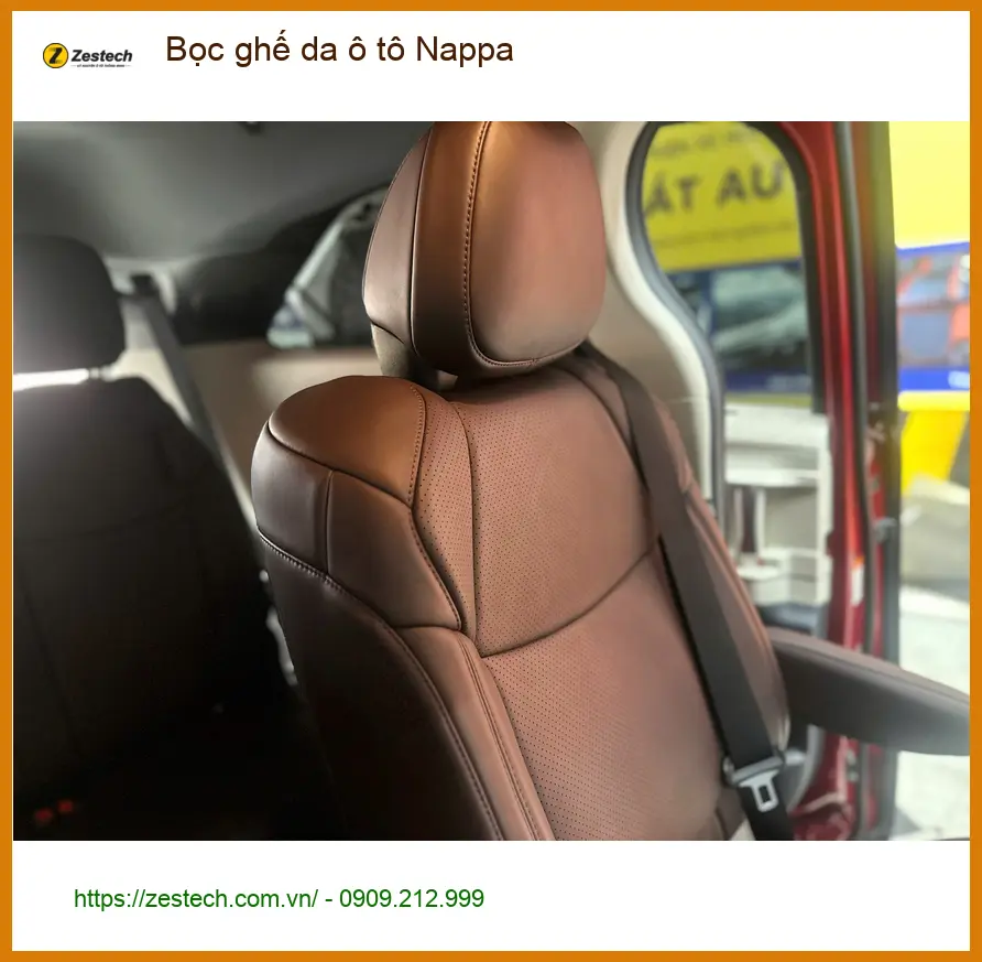 Địa chỉ bọc ghế da ô tô Nappa uy tín giá tốt Quận 10 cho Honda CRV của Chị Hương ảnh thực tế 2