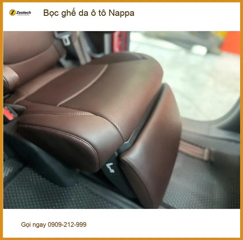 Chị Thùy Anh bọc ghế da Nappa cho Honda CR-V tại Hóc Môn để nâng tầm nội thất xe ảnh thực tế 3