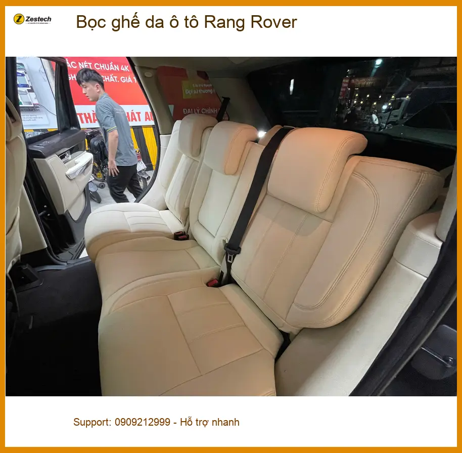 Anh Khang bọc ghế da ô tô Rang Rover Quận 6 để nâng tầm không gian