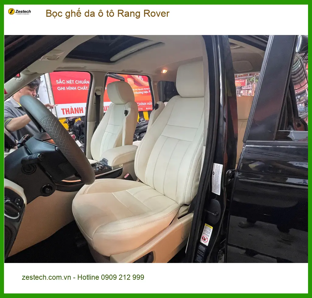 Anh Khang bọc ghế da ô tô Rang Rover Quận 6 để nâng tầm không gian ảnh thực tế 2