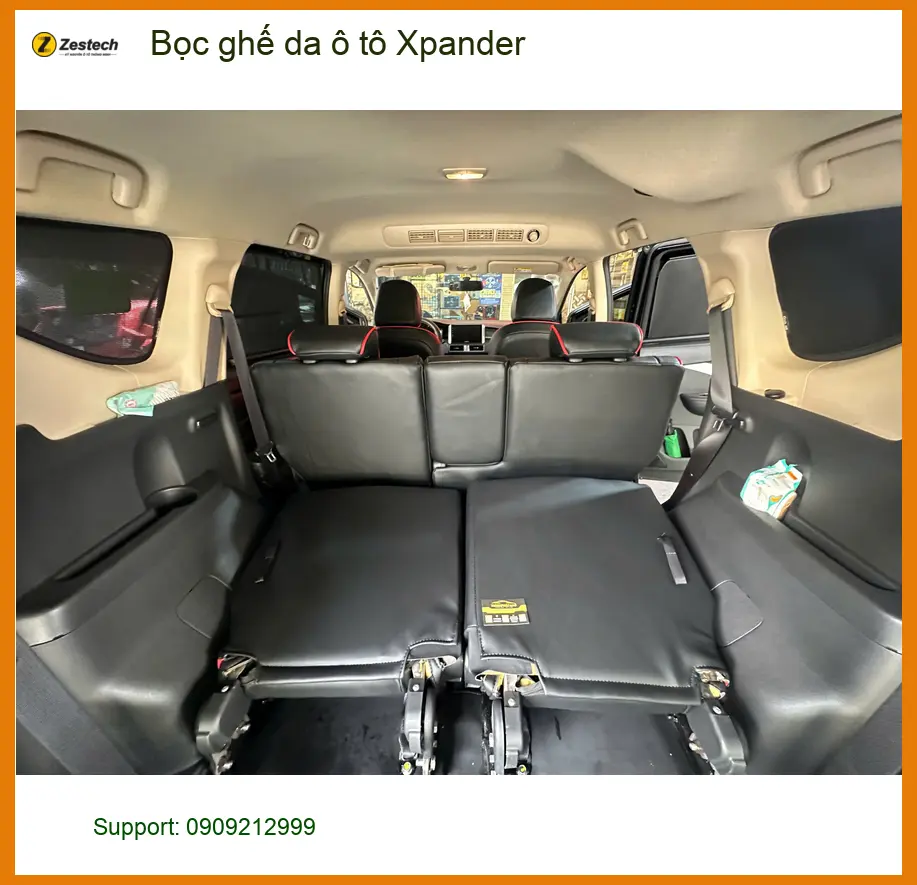 Anh Trường bọc ghế da ô tô Xpander Quận 12 nội thất sạch, sang trọng ảnh thực tế 5
