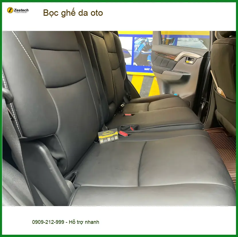 Chị Phương Anh bọc ghế da ô tô cho Hyundai Accent tại Quận 9 để nội thất thêm sang trọng ảnh thực tế 3