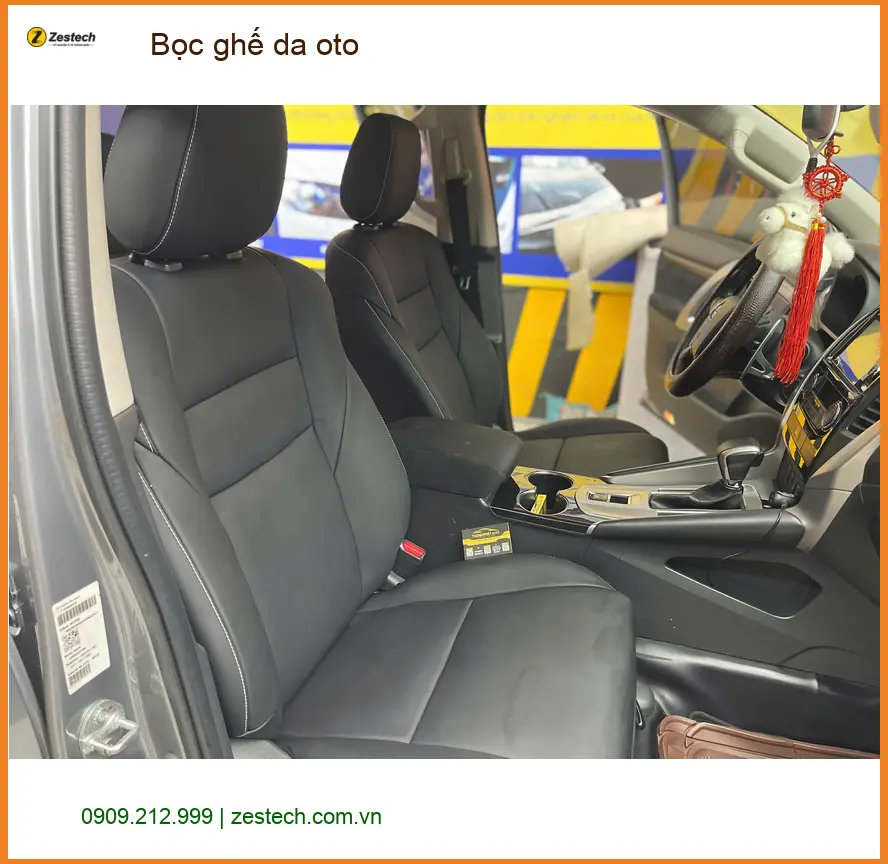 Chị Bích bọc ghế da ô tô cho Kia K3 tại Quận Tân Bình để khoang xe sạch đẹp ảnh thực tế 2