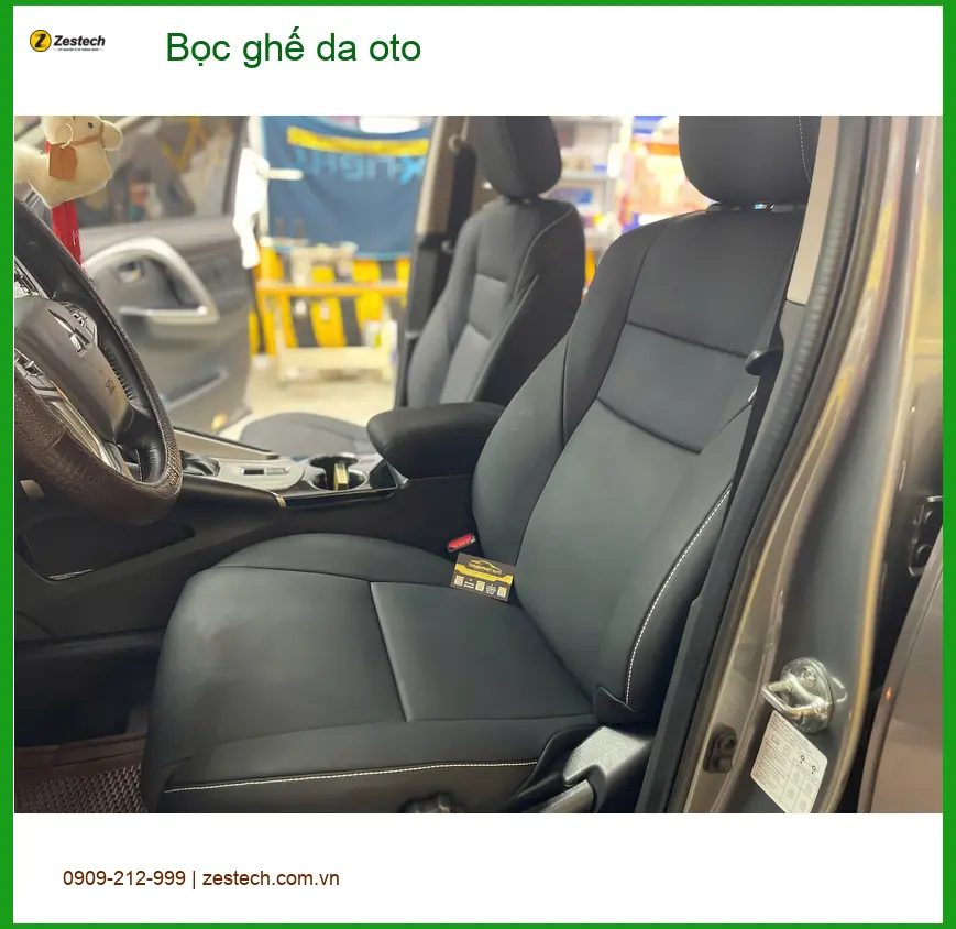 Chị Bích bọc ghế da ô tô cho Kia K3 tại Quận Tân Bình để khoang xe sạch đẹp ảnh thực tế 3
