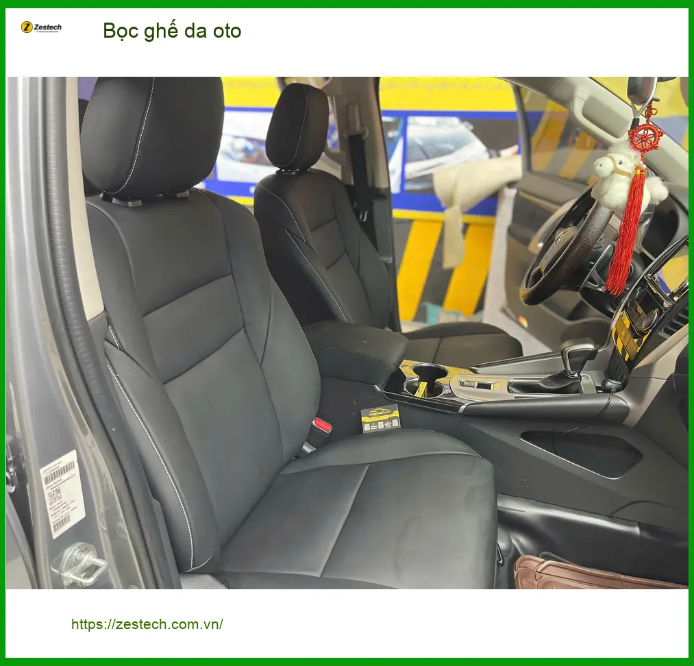 Anh Khang bọc ghế da ô tô Hyundai Accent tại Hóc Môn để nội thất xe luôn mới ảnh thực tế 2