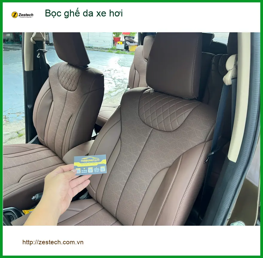Bác Trọng bọc ghế da xe hơi Hyundai Accent tại Quận 3 để nâng tầm nội thất ảnh thực tế 4