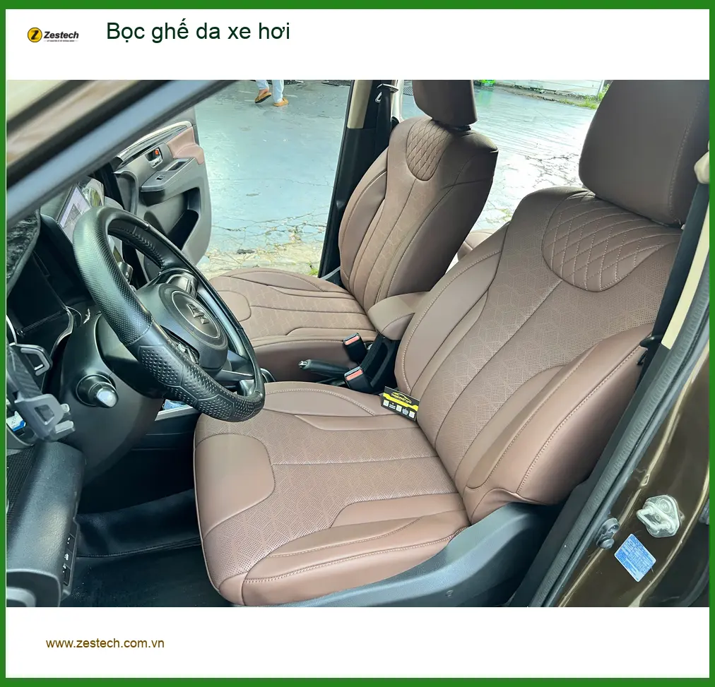Bác Trọng bọc ghế da xe hơi Hyundai Accent tại Quận 3 để nâng tầm nội thất ảnh thực tế 5