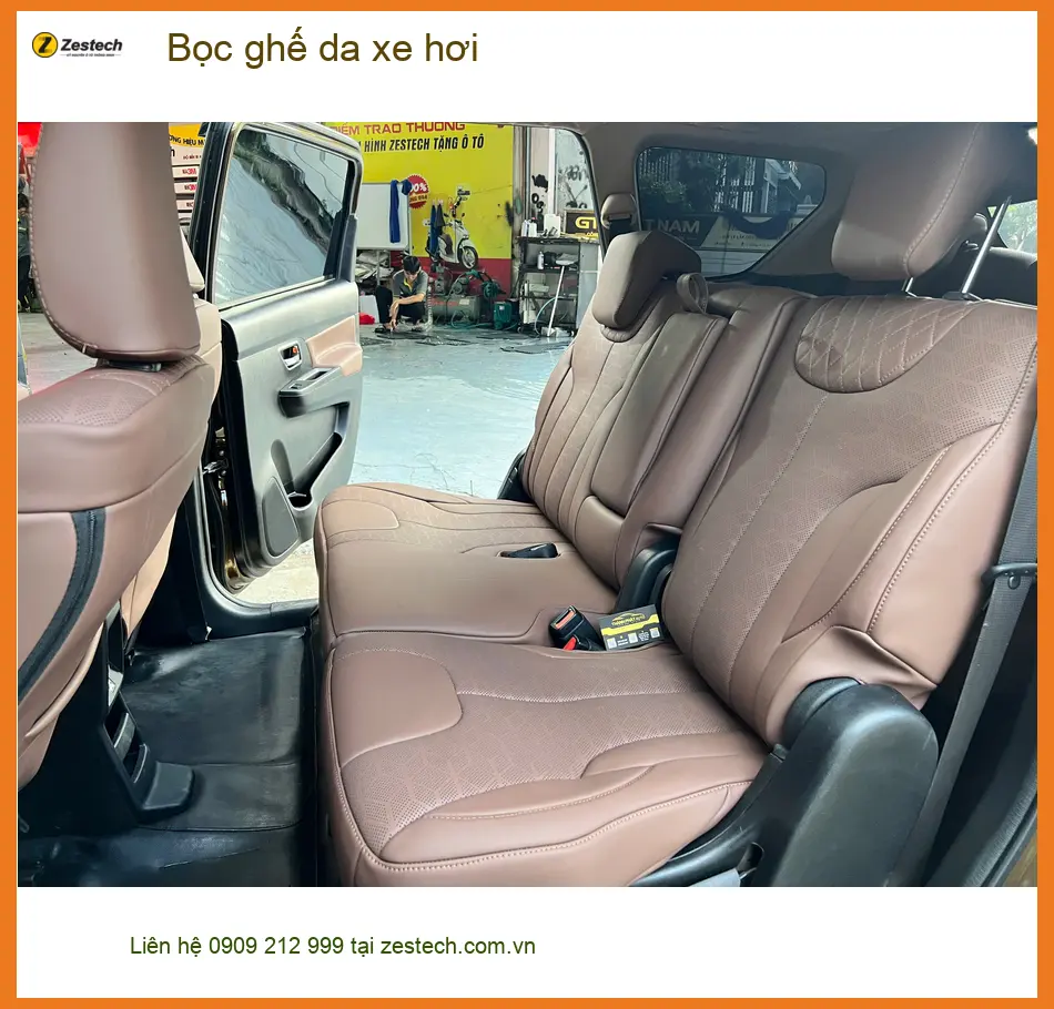 Anh Minh bọc ghế da xe hơi Hyundai Accent tại Hóc Môn để nội thất sang trọng hơn ảnh thực tế 5