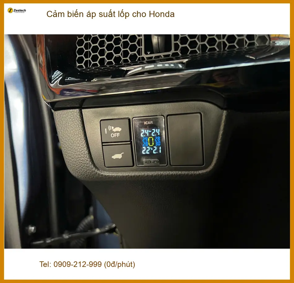 Anh Huy lắp cảm biến áp suất lốp cho Honda CR-V tại Củ Chi để an tâm khi di chuyển ảnh thực tế 2