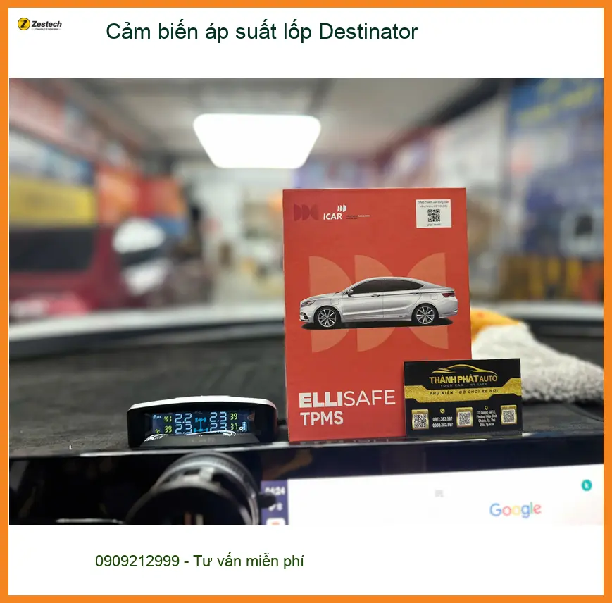 Anh Khôi lắp cảm biến áp suất lốp Destinator Quận Tân Bình cho VinFast VF5