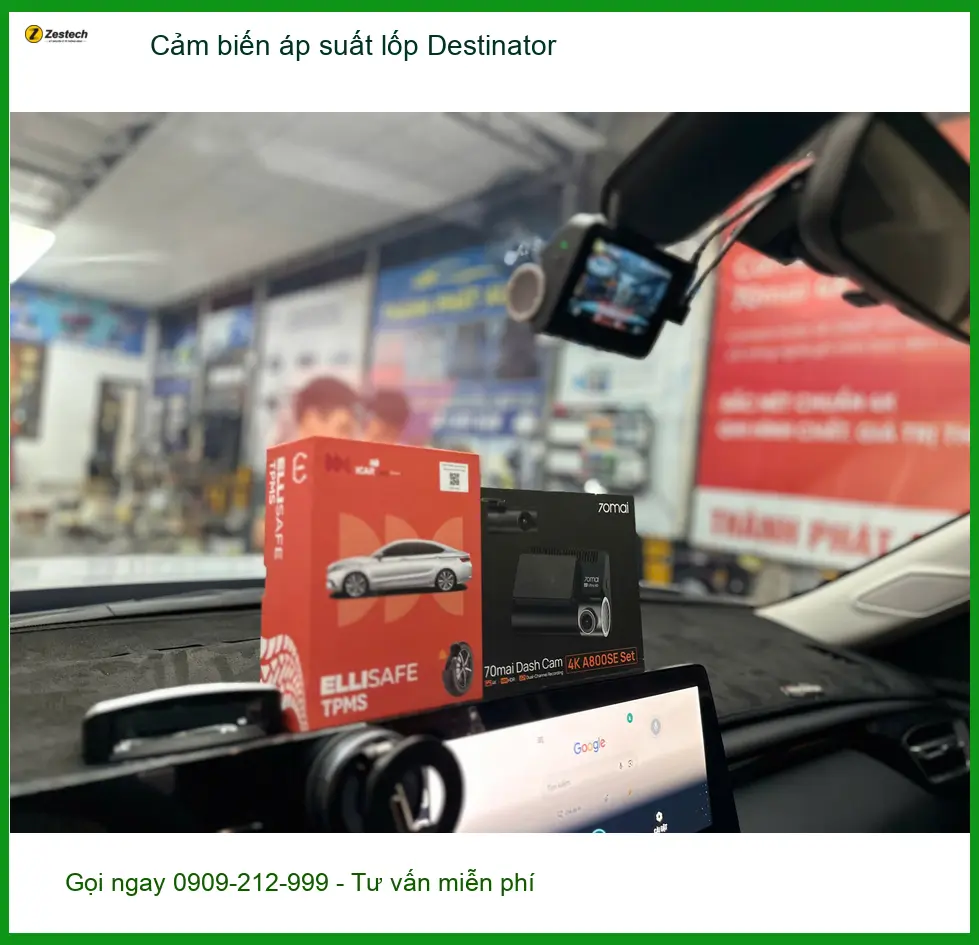 Anh Khôi lắp cảm biến áp suất lốp Destinator Quận Tân Bình cho VinFast VF5 ảnh thực tế 2
