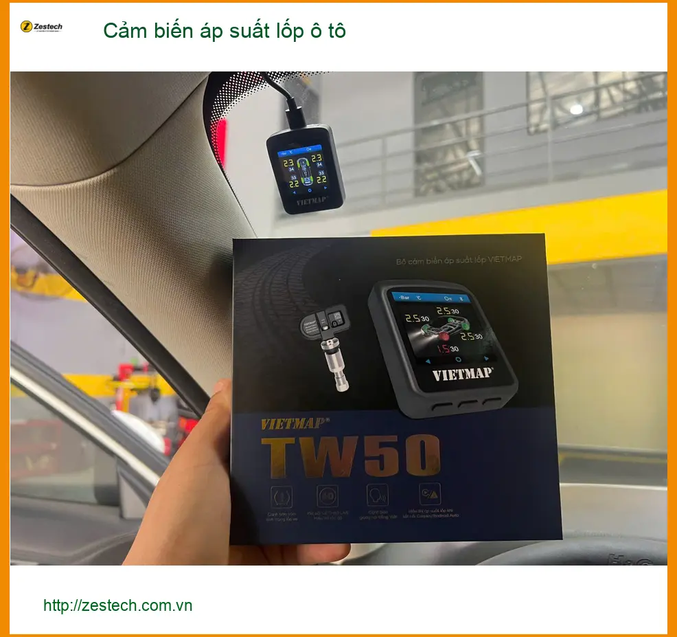Anh Tùng lắp cảm biến áp suất lốp ô tô Suzuki XL7 tại Thủ Đức để đảm bảo an toàn ảnh thực tế 2