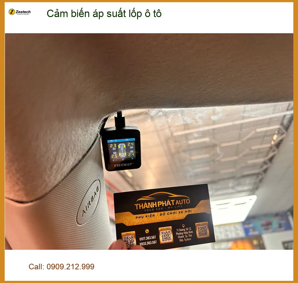 Chú Kiên lắp cảm biến áp suất lốp cho Hyundai Creta tại Quận Thủ Đức để an tâm di chuyển xa ảnh thực tế 3